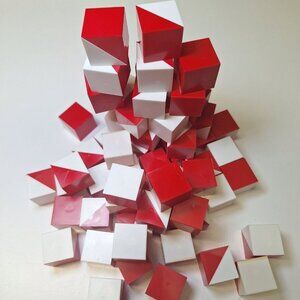 Trac 4‎ Replacement Blocks Angle Vintage Game Speed Memory Matching Patterns